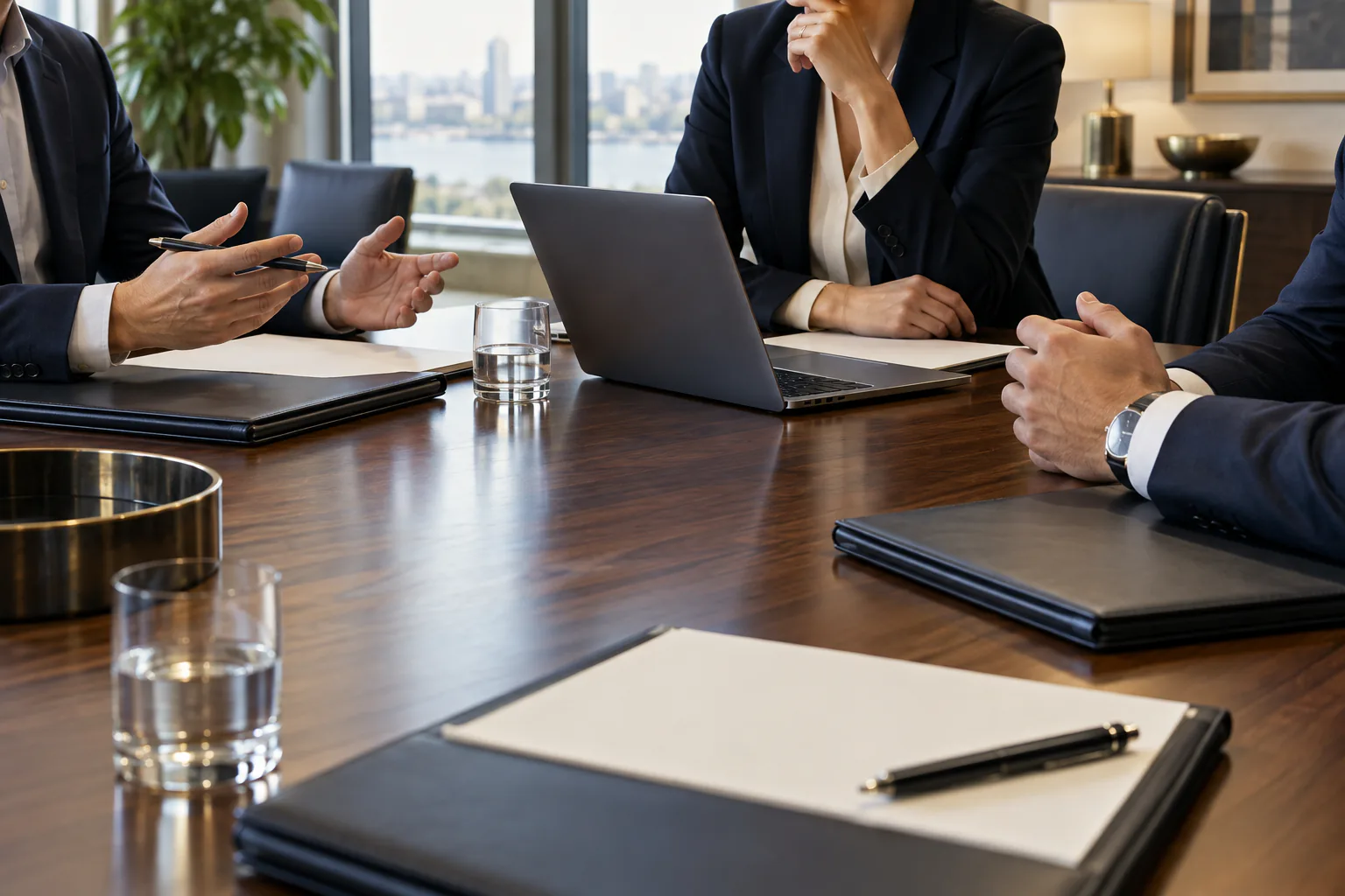 Reunión de trabajo para revisión de asuntos mercantiles